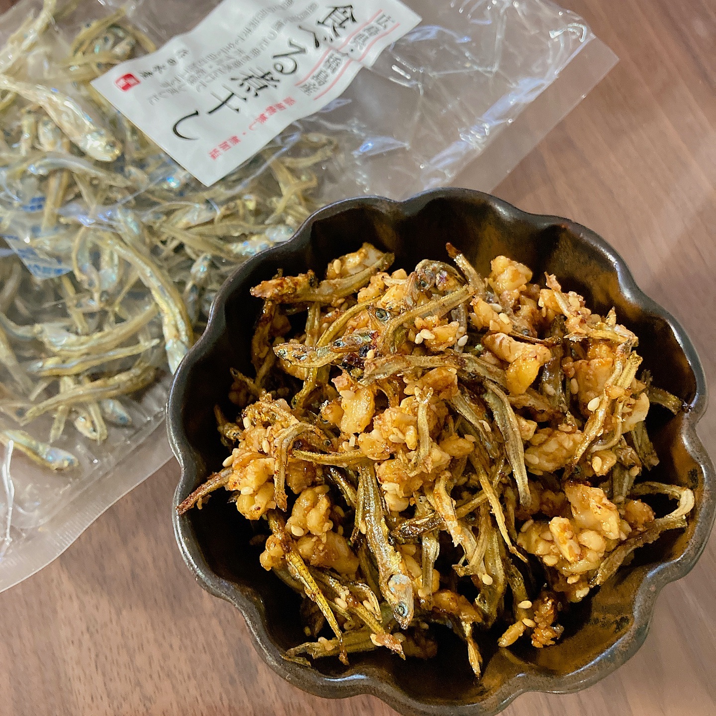 食べる煮干しで「胡桃と煮干しの田作り」レシピ